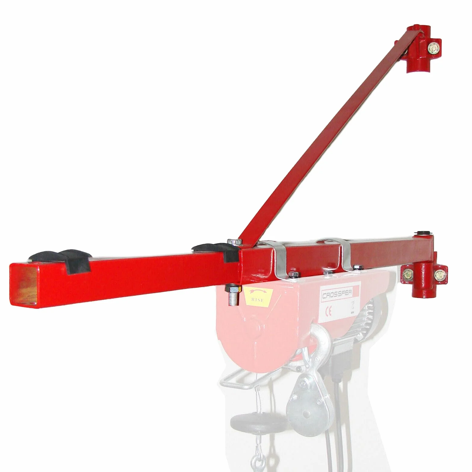 Brazo giratorio 600 kg 75 cm 250 kg 110 cm para cabrestante polipasto elevador fijación cuadrada andamios