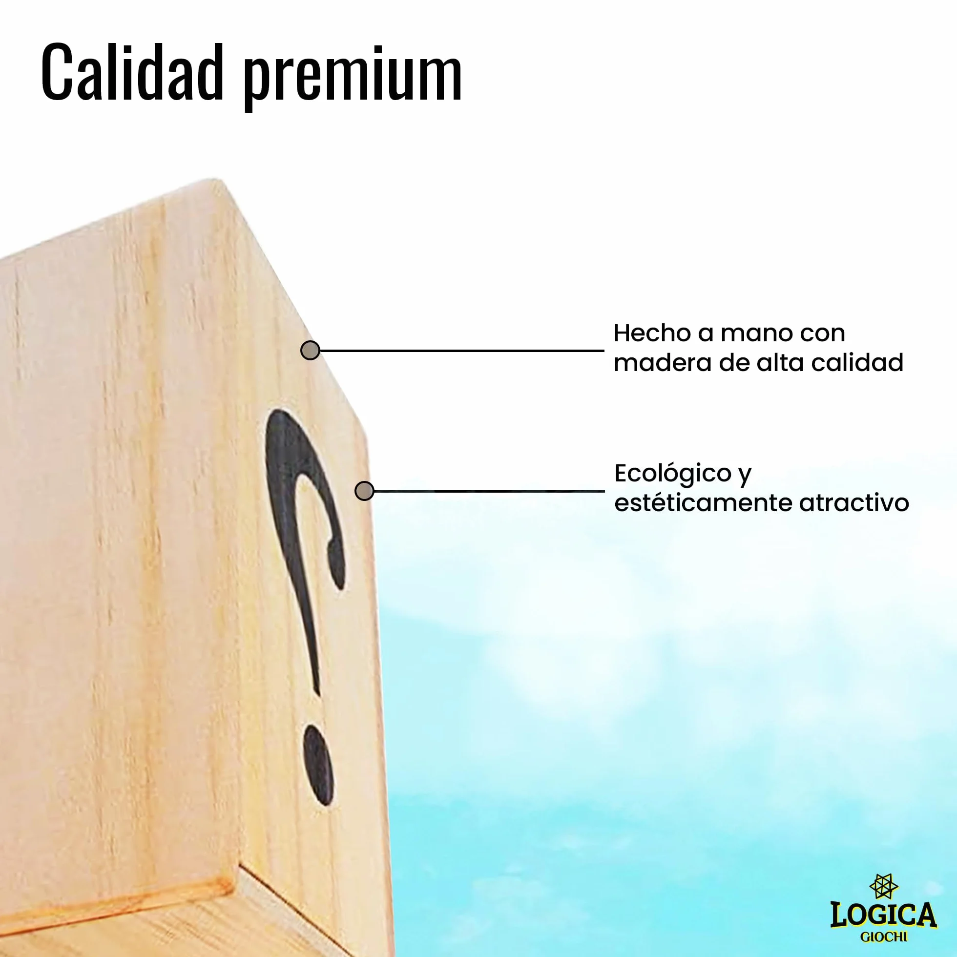 Logica Juegos Caja Secreta Rompecabezas de Madera Dificultad 5/6 Colección Leonardo da Vinci