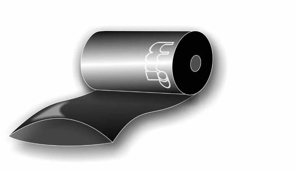 1 rollo de 400 mm de ancho x 250 m de largo, tubo de plástico para embalaje, color negro, soldable, opaco, opaco.