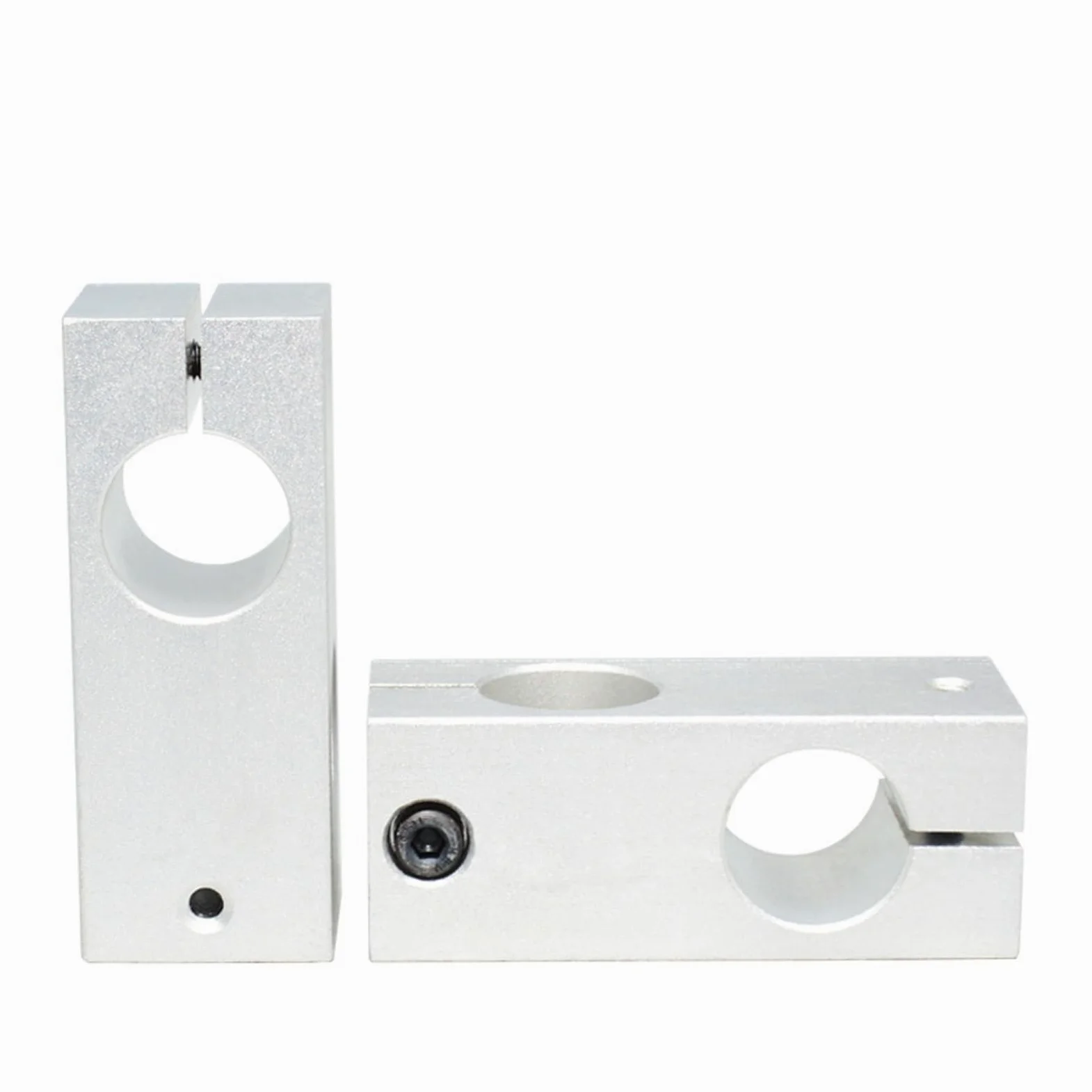 Soporte de fijación de tubería de acero, bloque cruzado de eje óptico de aleación de aluminio, diámetro de conexión 6, 8, 10, 12, 14, 15, 16, 17, 18, 20, 22, 25, 1 Uds.(SZJLH-40-40)