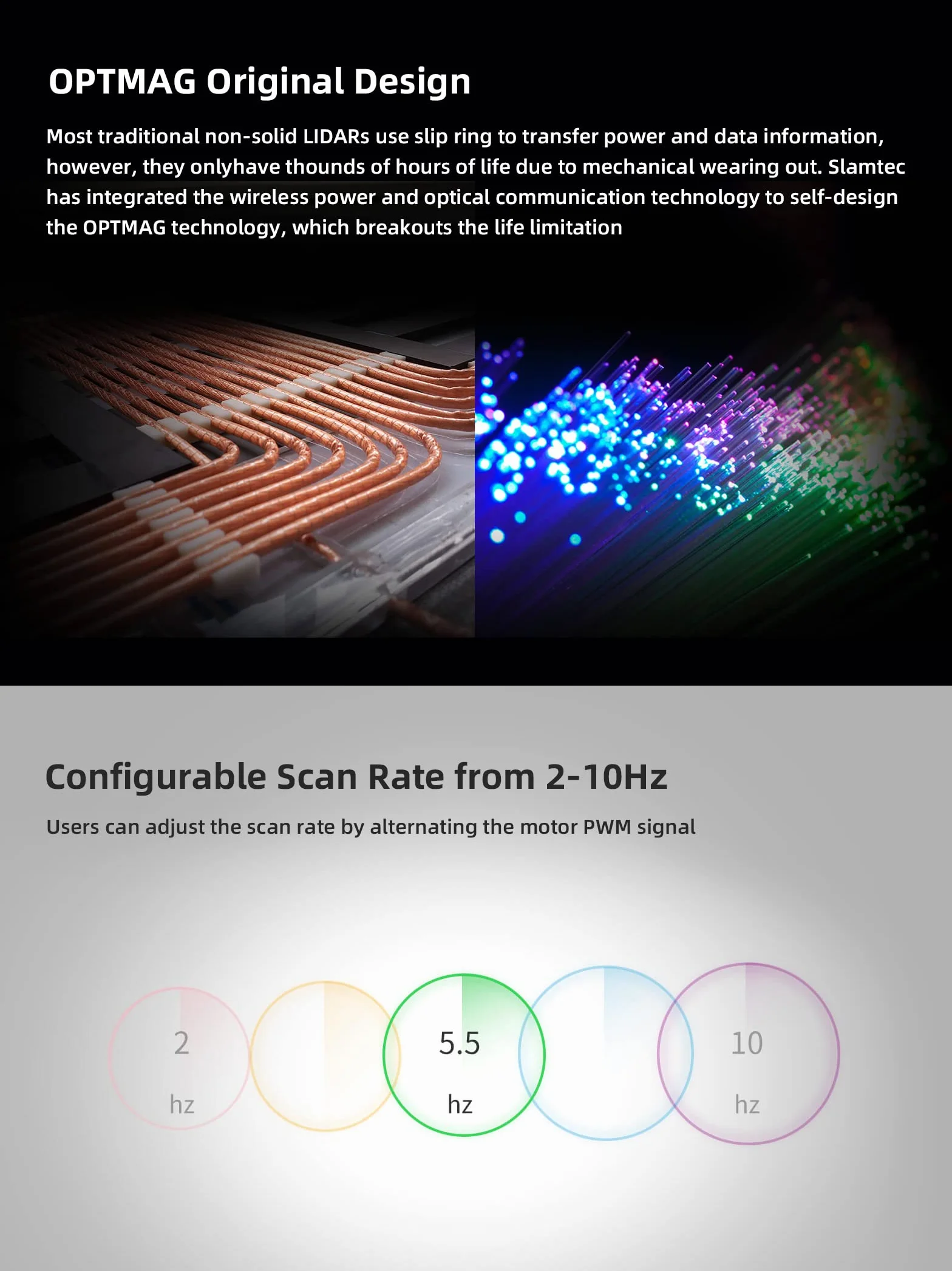 youyeetoo RPLIDAR A2M12 - Escáner Lidar de 360 grados (12 metros) Distancia de medición, frecuencia de muestreo de 16000 Hz compatible con SDK anterior A2
