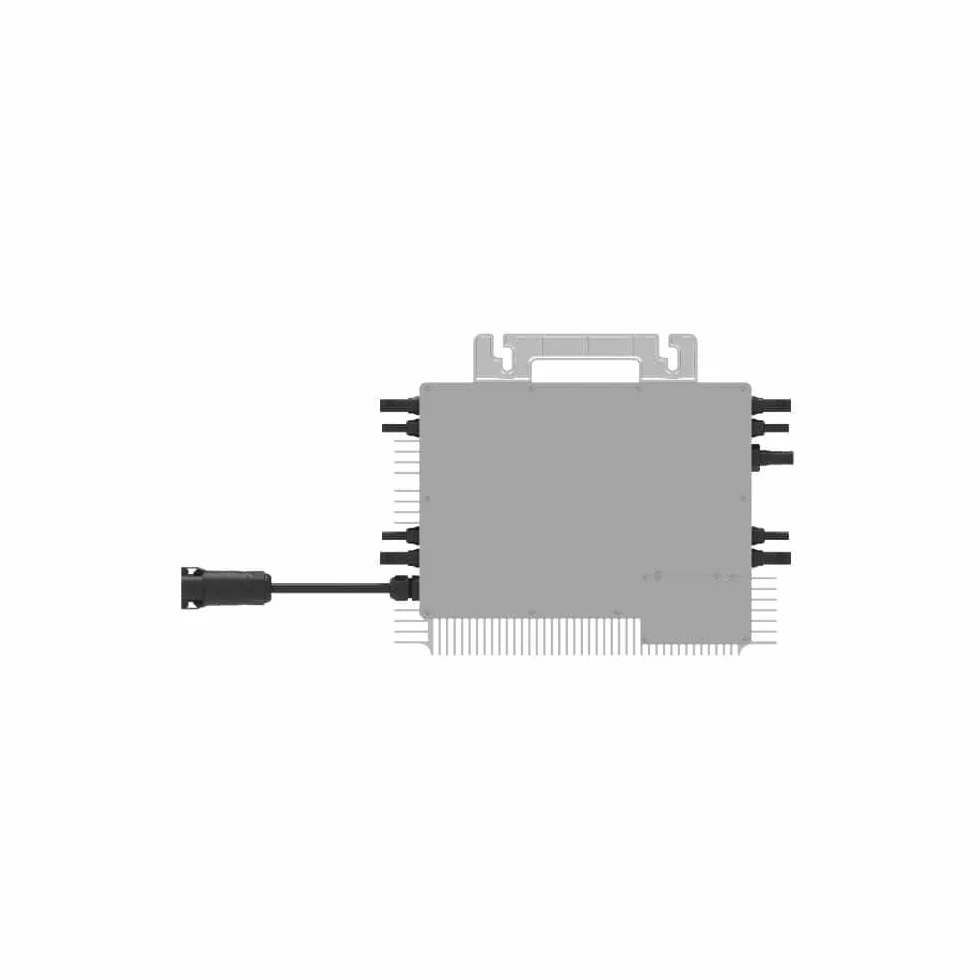 Home Trends® Deye SUN-G4-EU-Q0 800W-2000W Micro inversor de nueva generación Ralais Solar PV externo (HTDYG4-2000-5m KA)