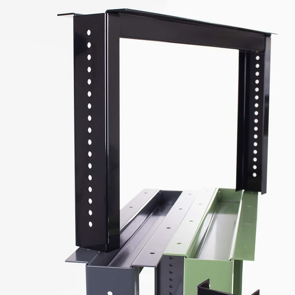 Estructura de banco de trabajo de acero WBG650 7001000 de altura regulable mesa de trabajo taller base de banco de trabajo soporte de metal pie de acero (1 unidad) color gris antracita brillante