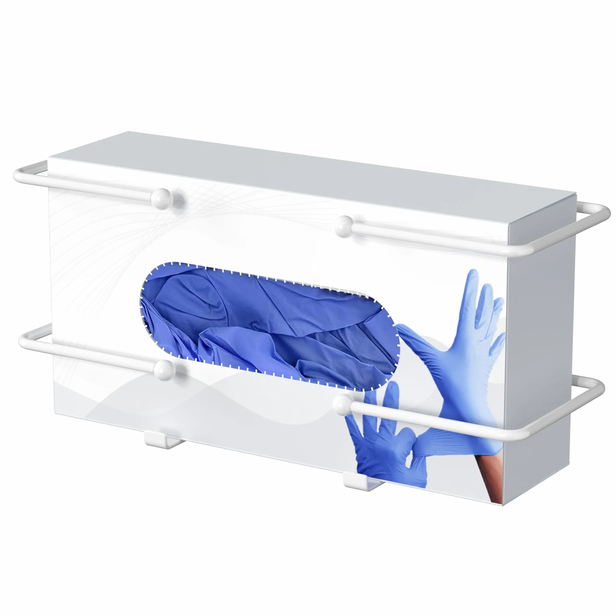 niffgaff Dispensador de guantes de laboratorio - Soporte para guantes desechables de pared