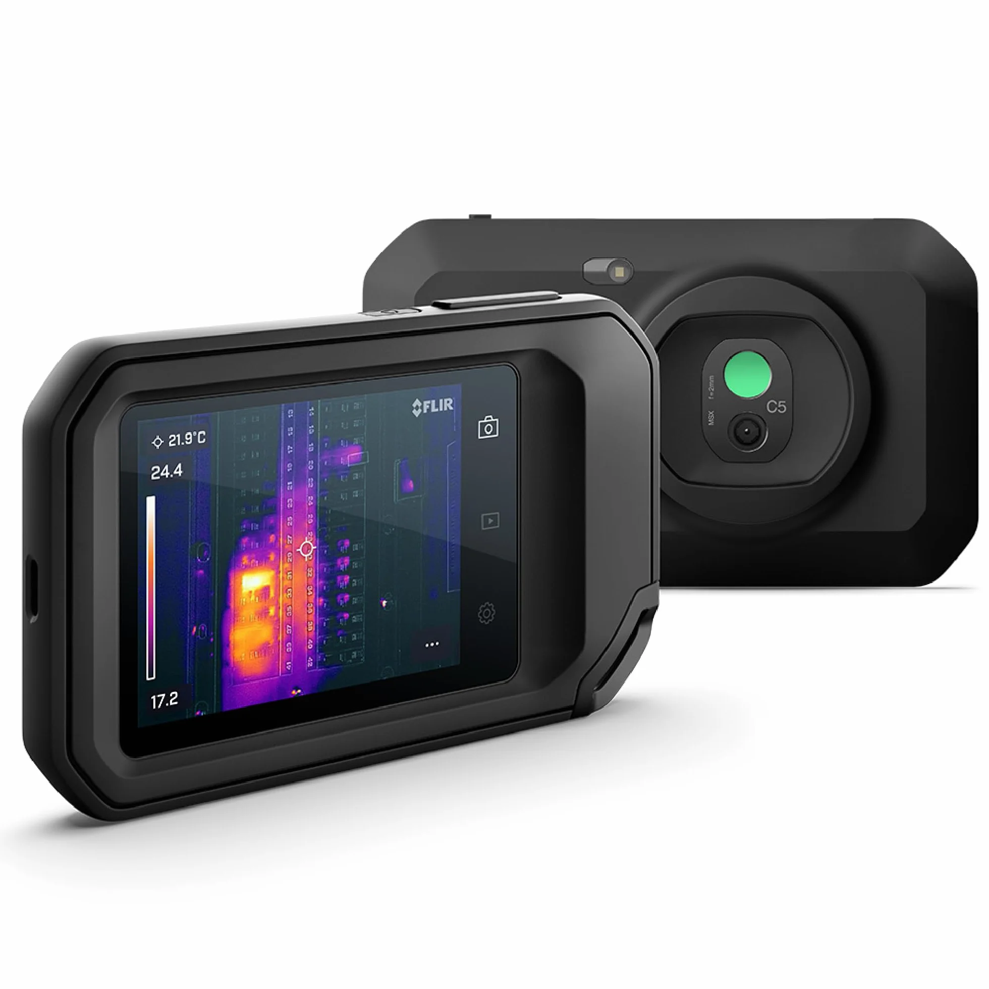 FLIR C5 Compact Thermal Imaging Camera with WiFi: High Resolution Infrared Imager for Inspection, Electrical/Mechanical, Building, and HVAC Applications