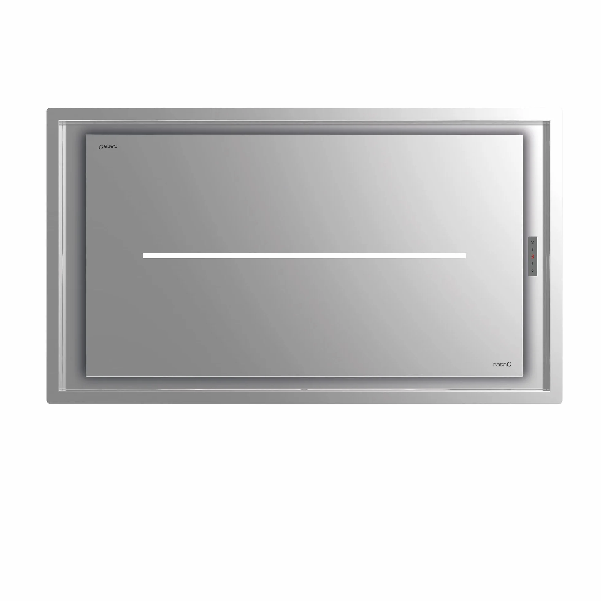 Cata Campana Extractora Isla Bennu Slim 1200 X/A 6 Niveles Extracción Panel Táctil Motor Silencioso Conectividad AUTO Cata Inox
