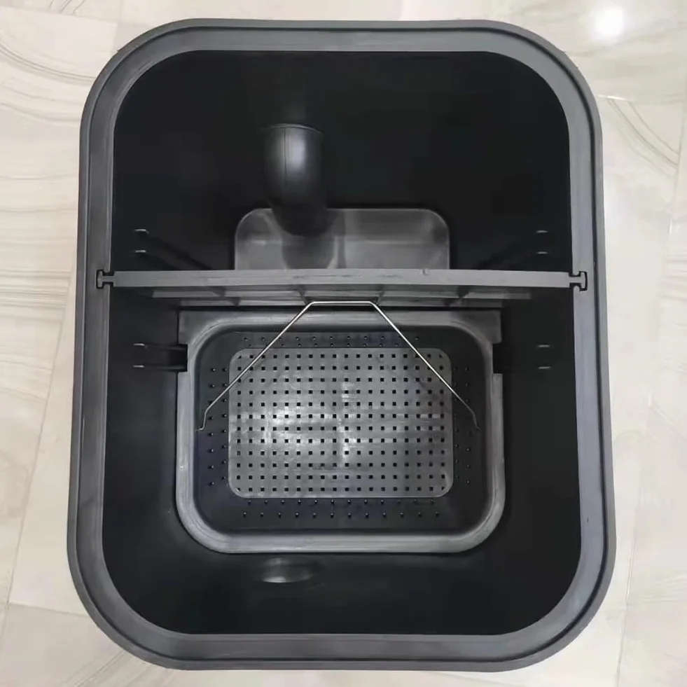 Trampas De Grasa De Polietileno, Separador De Agua Y Aceite Usado, Depósitos Interceptores De Grasa Comerciales Para Cocinas Bajo Fregadero De Restaurantes(40L/33X33X38CM)