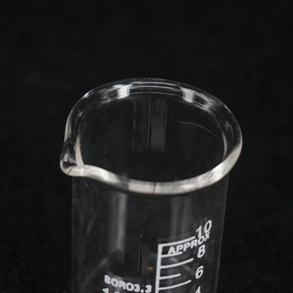 Vaso de precipitados Experimental 10 Uds 10ML Vaso de precipitados de Forma Baja Laboratorio de química G3.3 Laboratorio Pesado de Vidrio de borosilicato, horneado