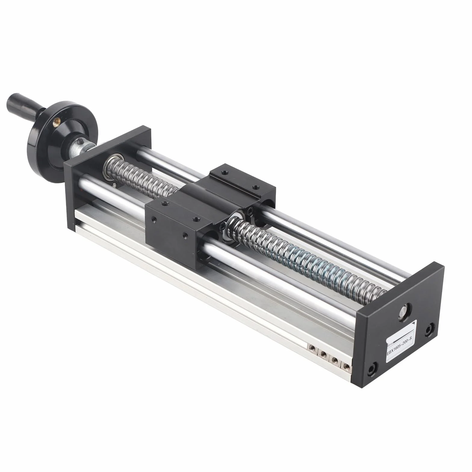 Jeanoko Etapa de riel Lineal de Mesa Deslizante 2-Axis Manual 200 mm con rodamientos lineales EBX1605