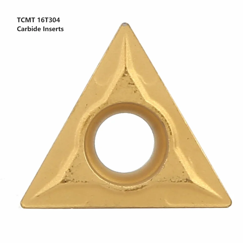 TCMT 16T304 Insertos de Torno Triangular Carburo 10 Uds Herramienta de Torneado