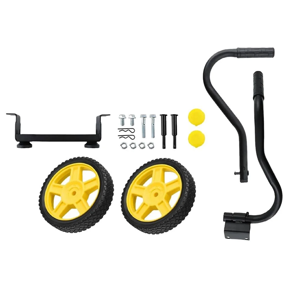 Kit de rueda de generador con mango 2800-4750 W, generadores resistentes para transporte y almacenamiento de rodillos de plástico