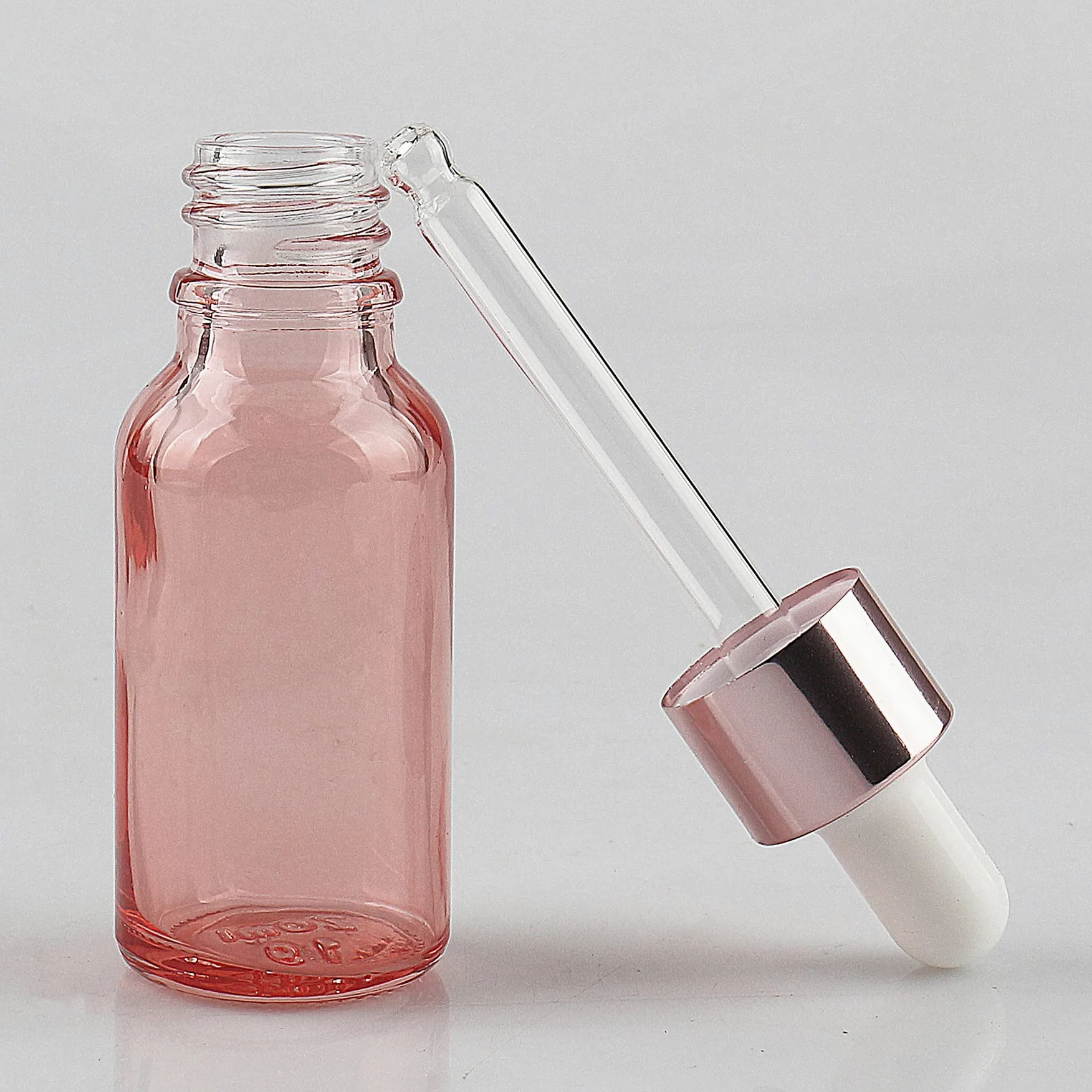 24 Pieza 30ml Rosa Botellas de Cristal con Pipeta, 30 ml Frasco Cuentagotas Cristal con Tapón de Rosca Rosa, Botella de Vidrio con Cuentagotas para Aceite Esencial Aromaterapia