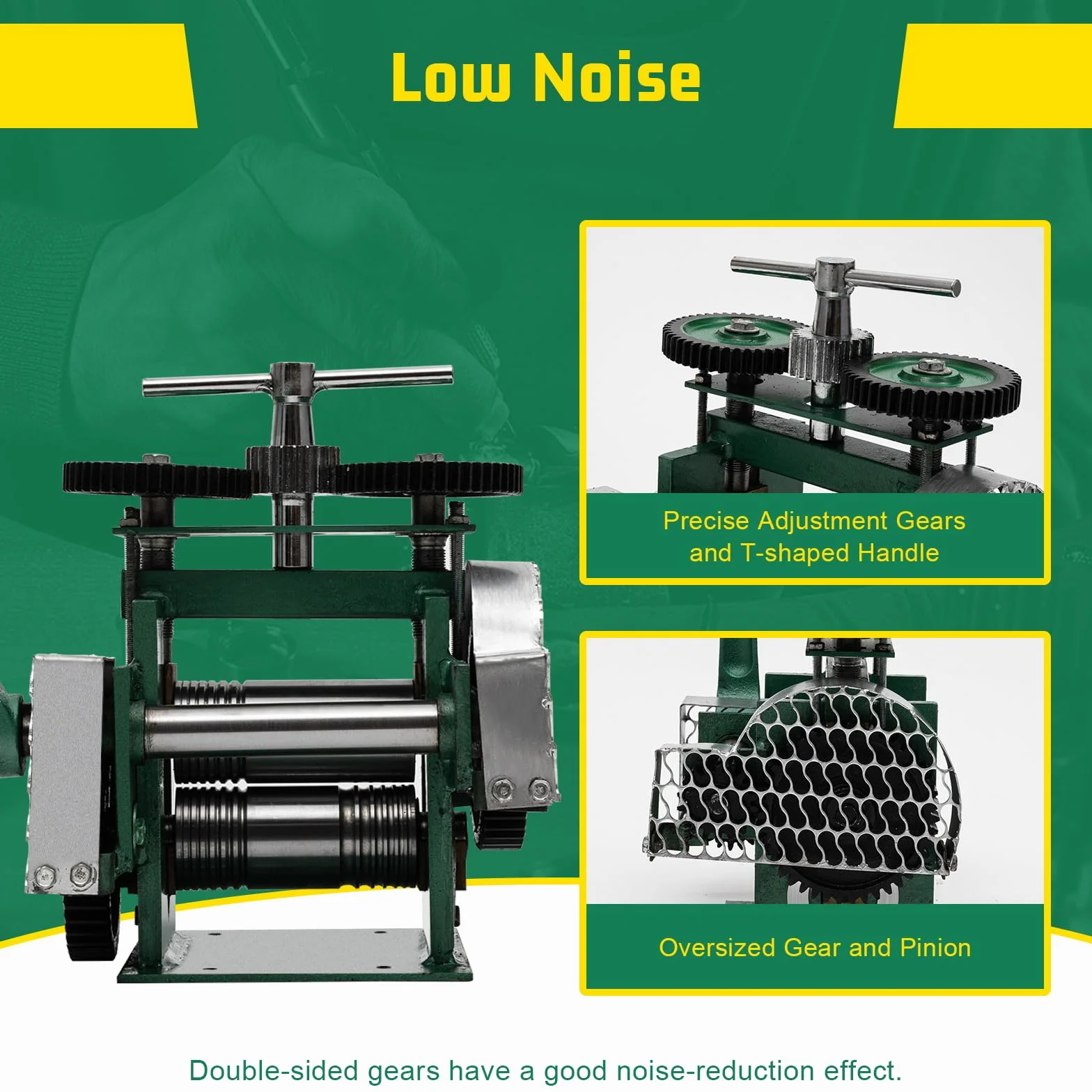 120 mm Schmuckwalzmaschine, Manuelle Walzmaschine Kombinierte Rollmaschine Manuelle Rollmaschine Schmuckwalzmaschine Schmuckung Schmuck Geeignet für Die Schmuckindustrie
