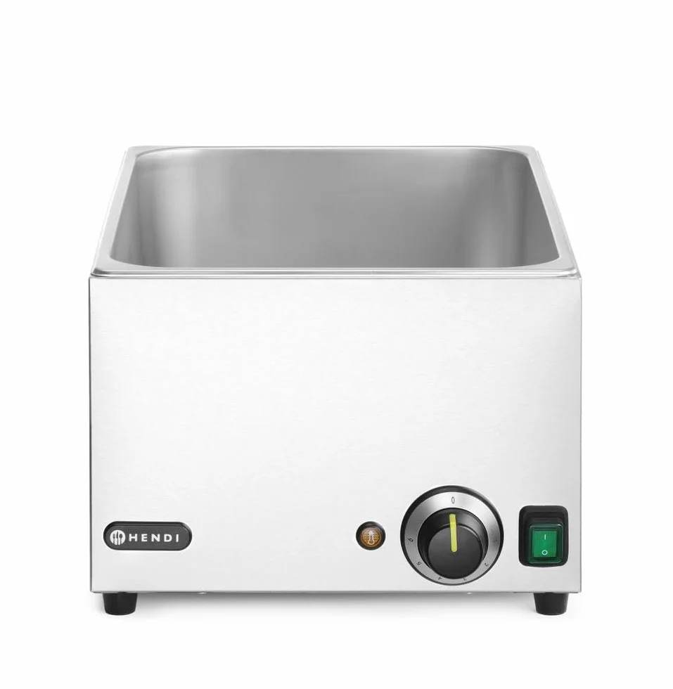 HENDI Baño María Eléctrico 230V 1000W Acero Inoxidable 19L 590x332x242mm