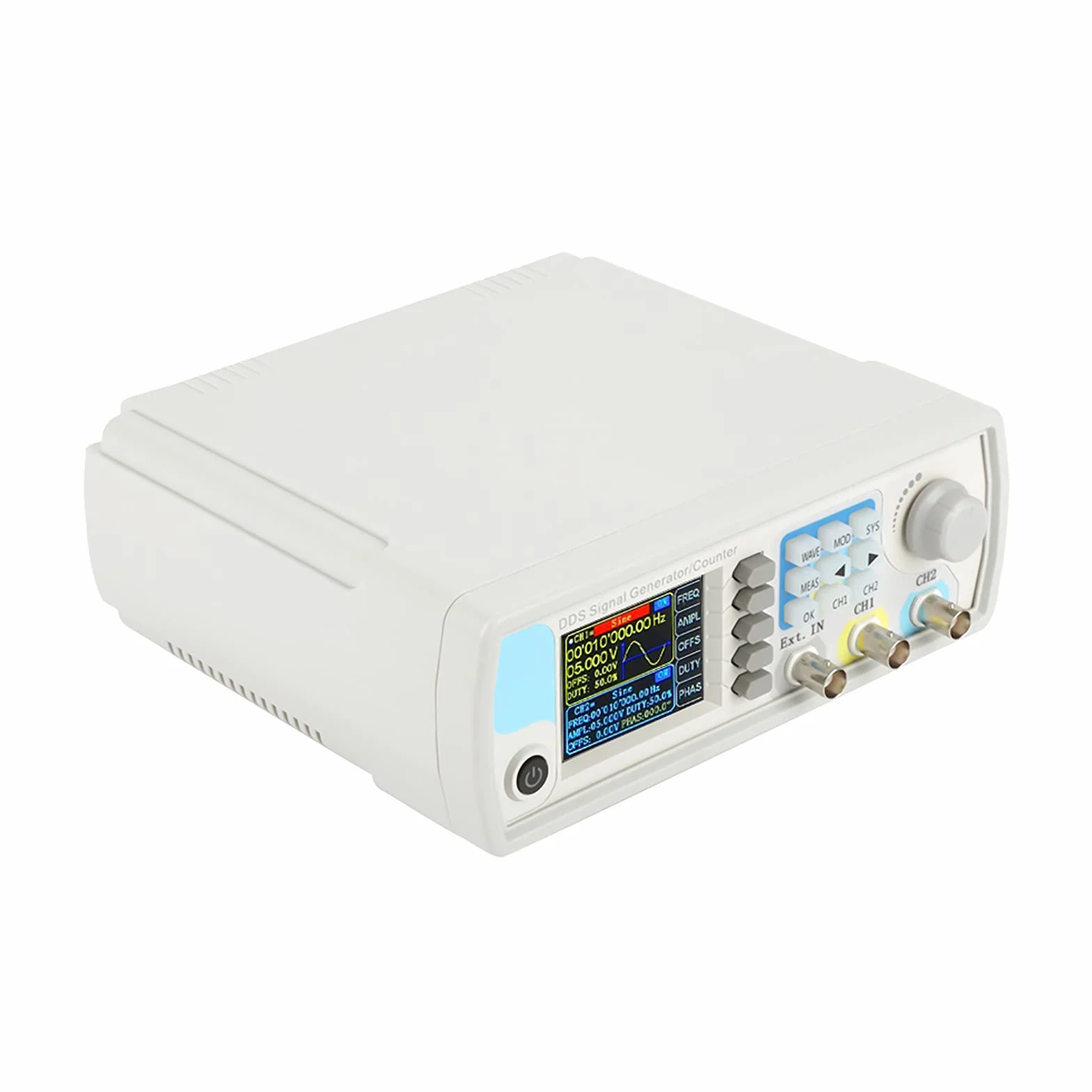 Generador de señal JDS6600 DDS, frecuencia sinusoidal de control digital de contador de alta precisión AC100-240V (regulaciones de EE. UU. 60 HZ)(15HZ)