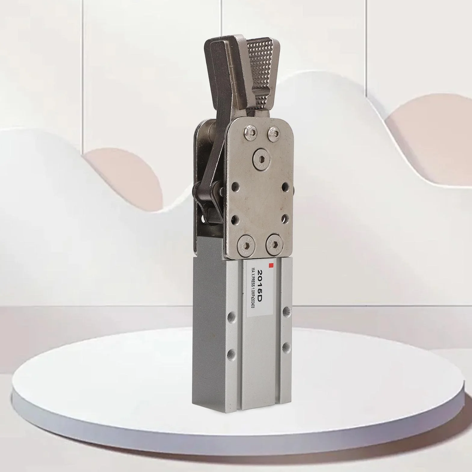 Cilindro neumático pinza doble acción, 0,15-0,7 MPa, fuerza 1 kN