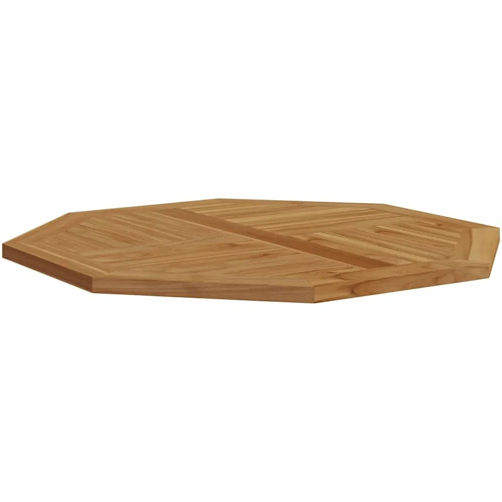 vidaXL Tablero de Mesa Octogonal de Madera Maciza de Teca 90x90x2,5 cm, Superficie de Mesa, Tablero de Mesa de Repuesto, Tablero de Muebles de Madera