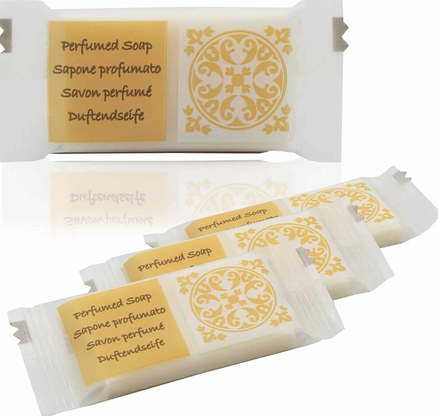 MAQA Kit de jabón de cortesía para el baño Paquete desechable de Hotel de 600 Piezas 3792 1