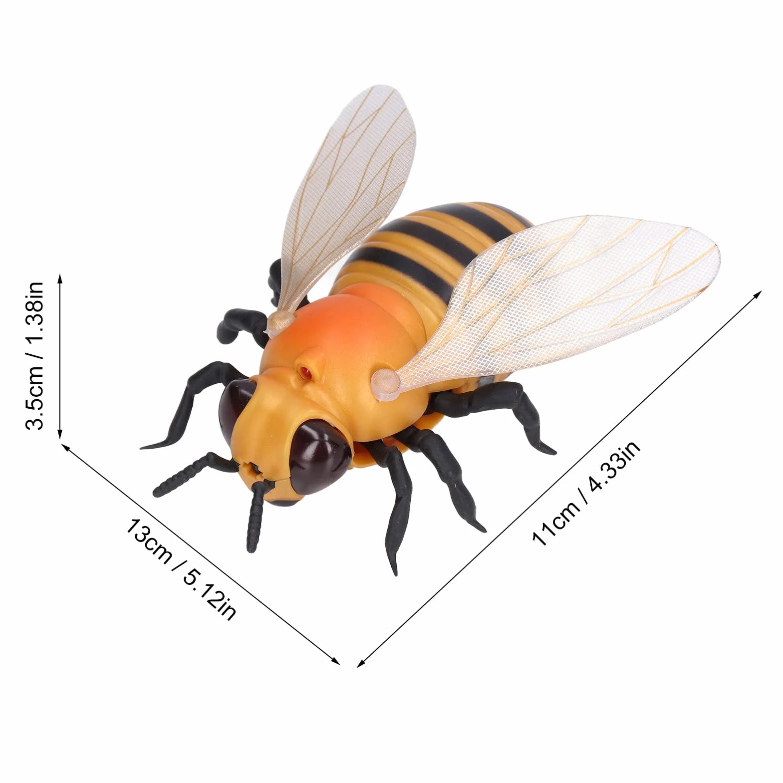 Jiawu Abeja de Control Remoto Realista Alta Simulación para Fiestas
