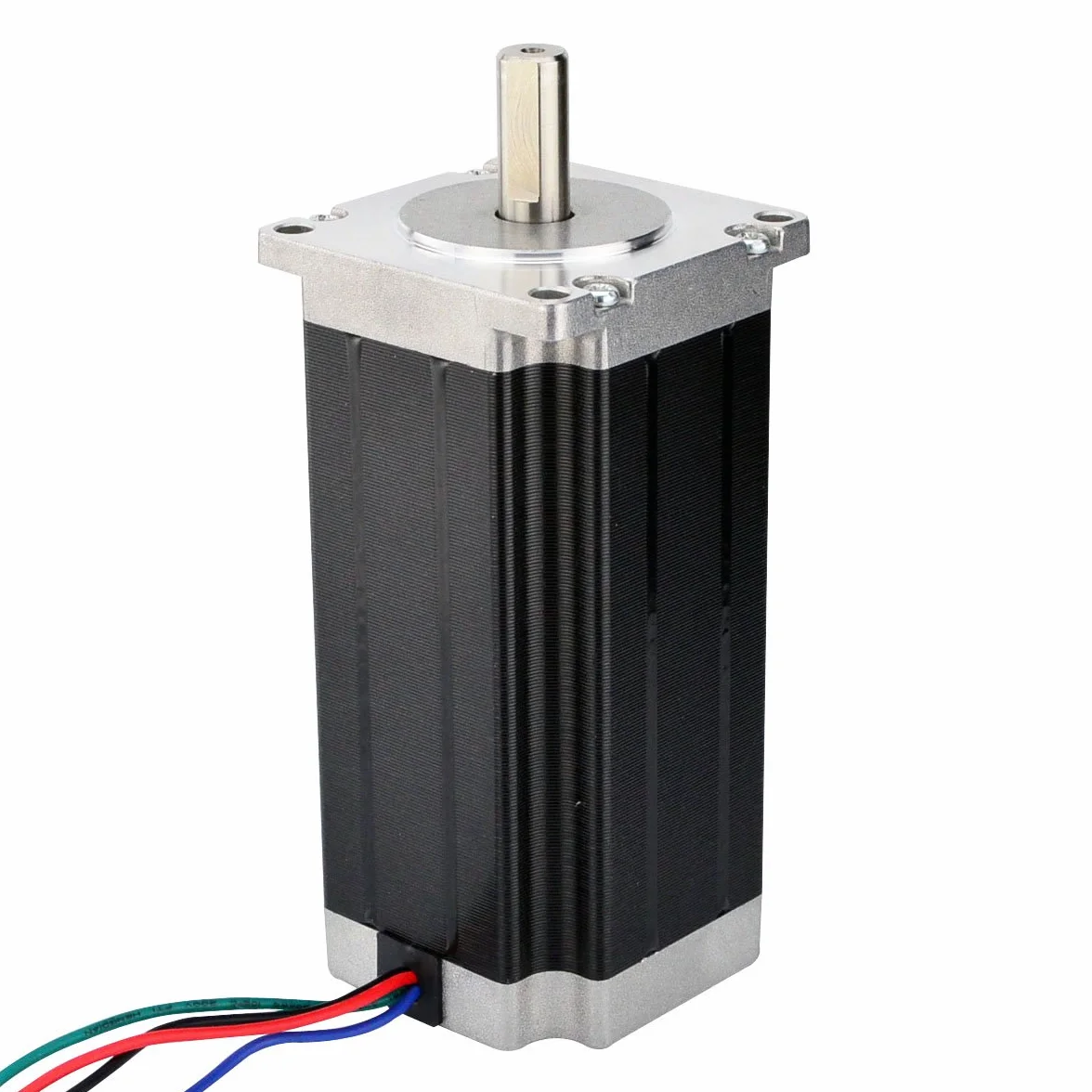 STEPPERONLINE NEMA 23 Motor paso a paso 3NM 4.2A 10mm Eje 4 Cables CNC Torno de molienda plasma, Paquete de 3