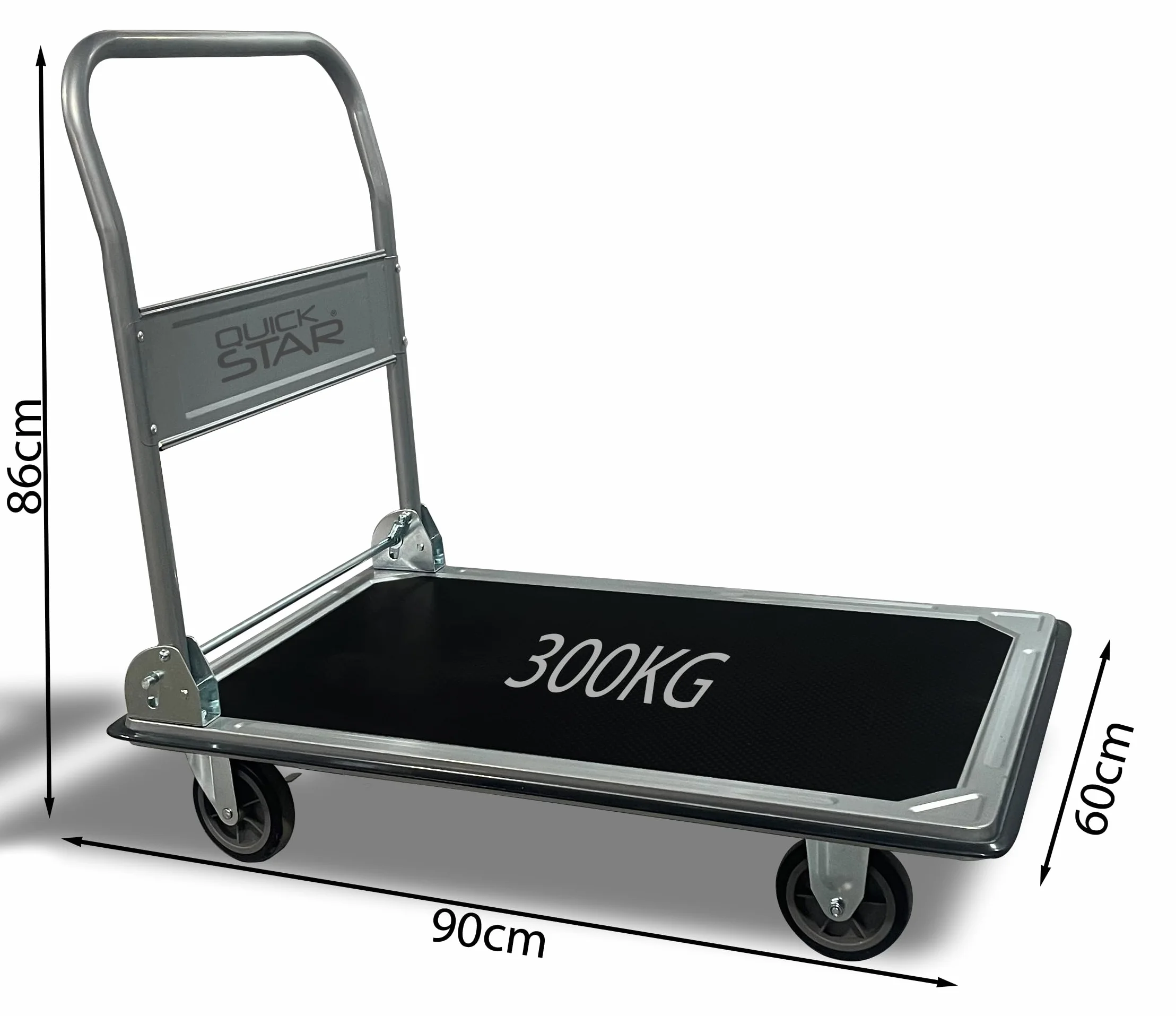Carrito plegable para garaje, taller, hogar, sótano, plataforma, 90 x 60 cm, altura 86 cm