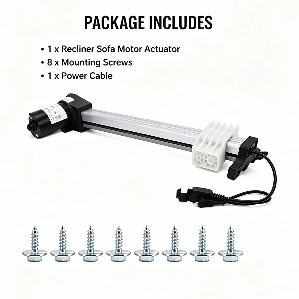 Motor de sofá reclinable de Potencia, sillas de elevación de sofá Motor reclinable de Potencia y actuador Lineal actuador de 333 mm de protección IPX4 DC29V para sillas