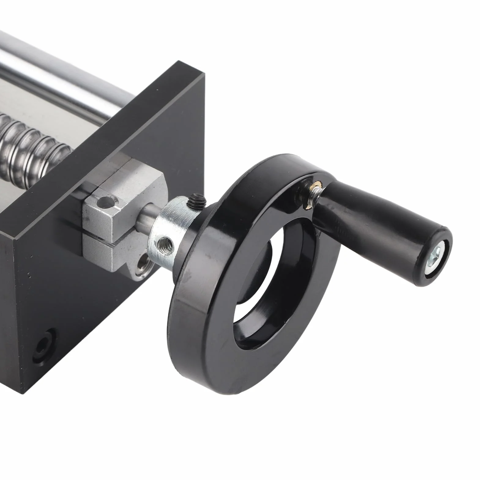 Jeanoko Etapa de riel Lineal de Mesa Deslizante 2-Axis Manual 200 mm con rodamientos lineales EBX1605