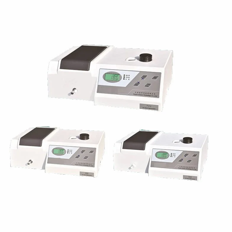 Espectrofotómetro Visible 721 de Pantalla Digital con Trayectoria Óptica Autoalineable