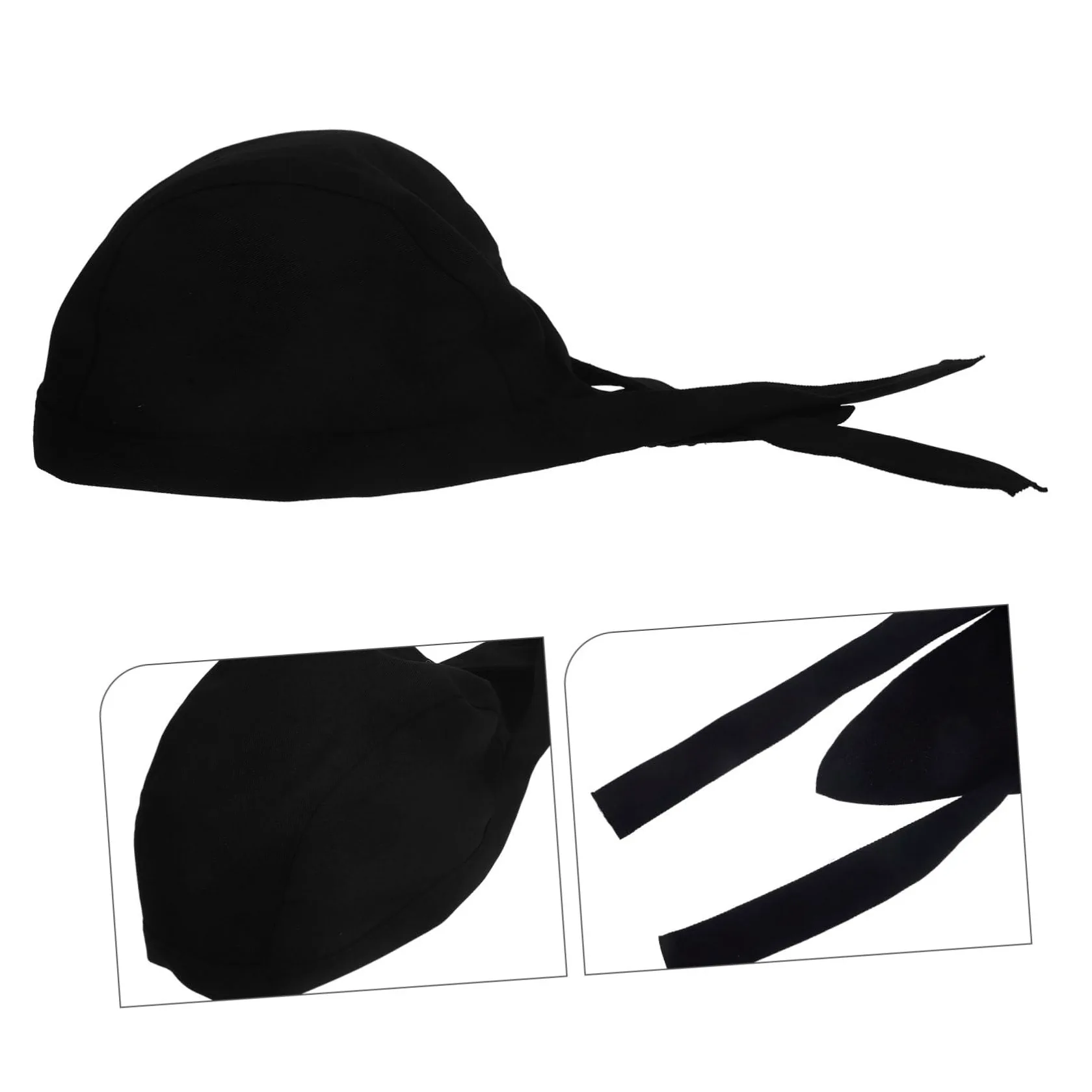 iplusmile 6 Gorros de Chef Unisex para Cocina y Restaurante, Sombreros de Cocina de Catering con Lazos, Algodón Transpirable, Resistentes al Aceite Desgaste, Estilo Clásico y Creativo
