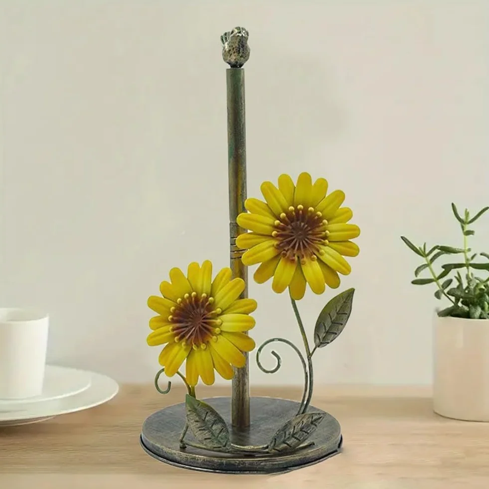 Soporte para toallas de papel de hierro para cocina, baño y dormitorio