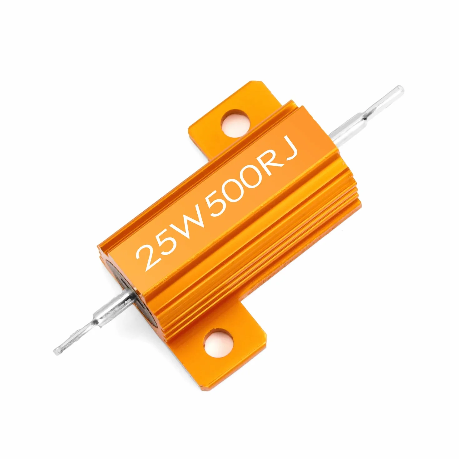 Chanzon Resistencia de carga Resistor bobinado 500Ω 25W ±5% 500R