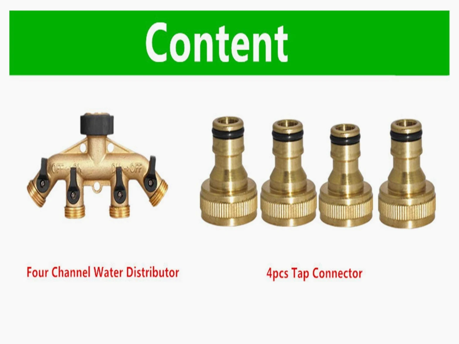 Accesorios de tubería latón, Accesorios Grifo Manguera 4 vías, colector válvula, Divisor, adaptadores, 1 Pieza, reparación Distribuidor Agua