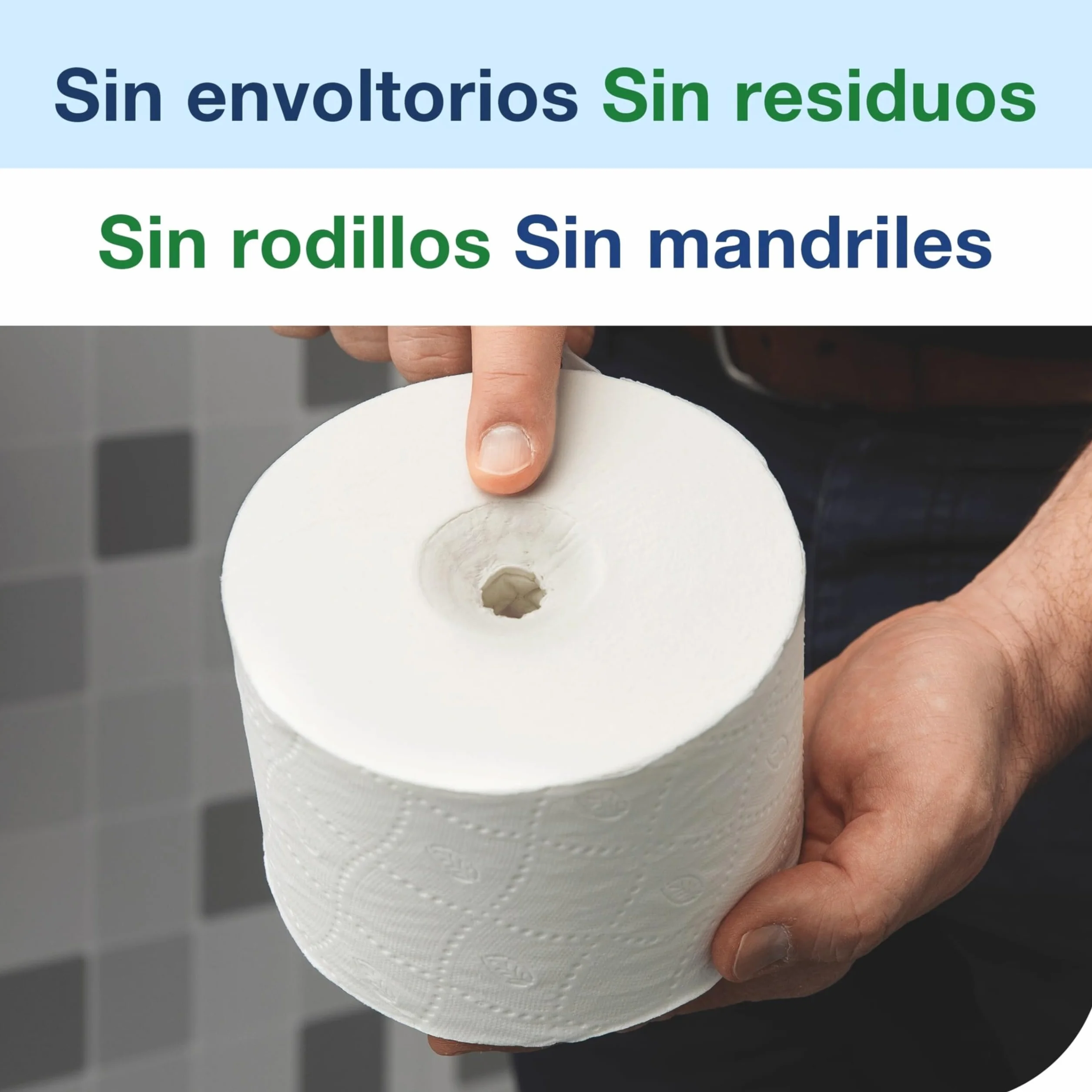 Tork OptiServe Dispensador para Dos Rollos de Papel Higiénico sin Mandril Blanco T7, Dispensador Vertical, Línea Elevation, 558041