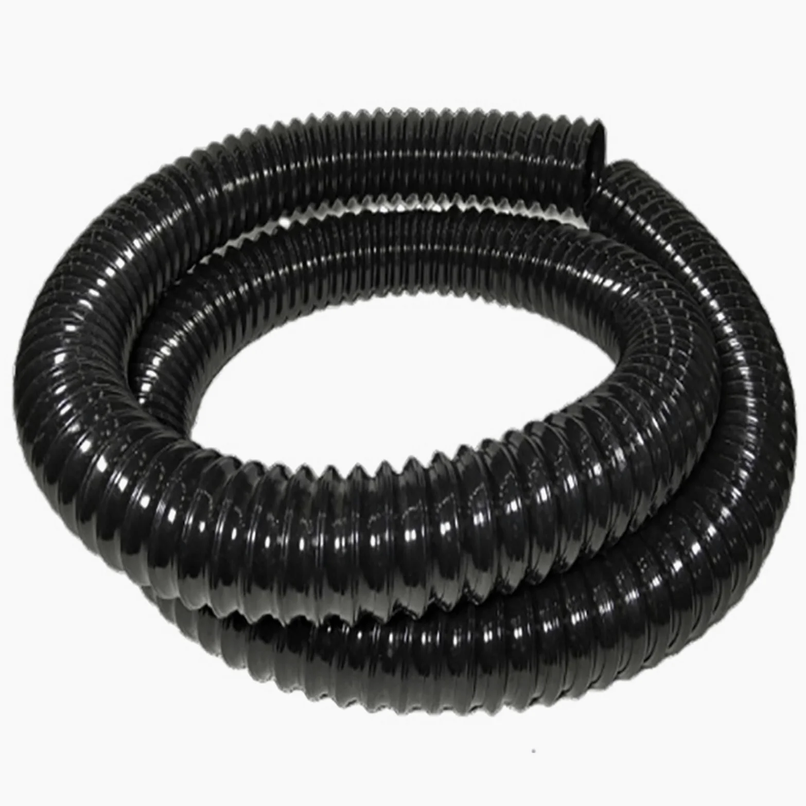 Manguera de recolección de polvo de PU, 130 mm de diámetro interior, 1 m longitud, aspiradora transparente flexible for extractor industrial(1.5mm)