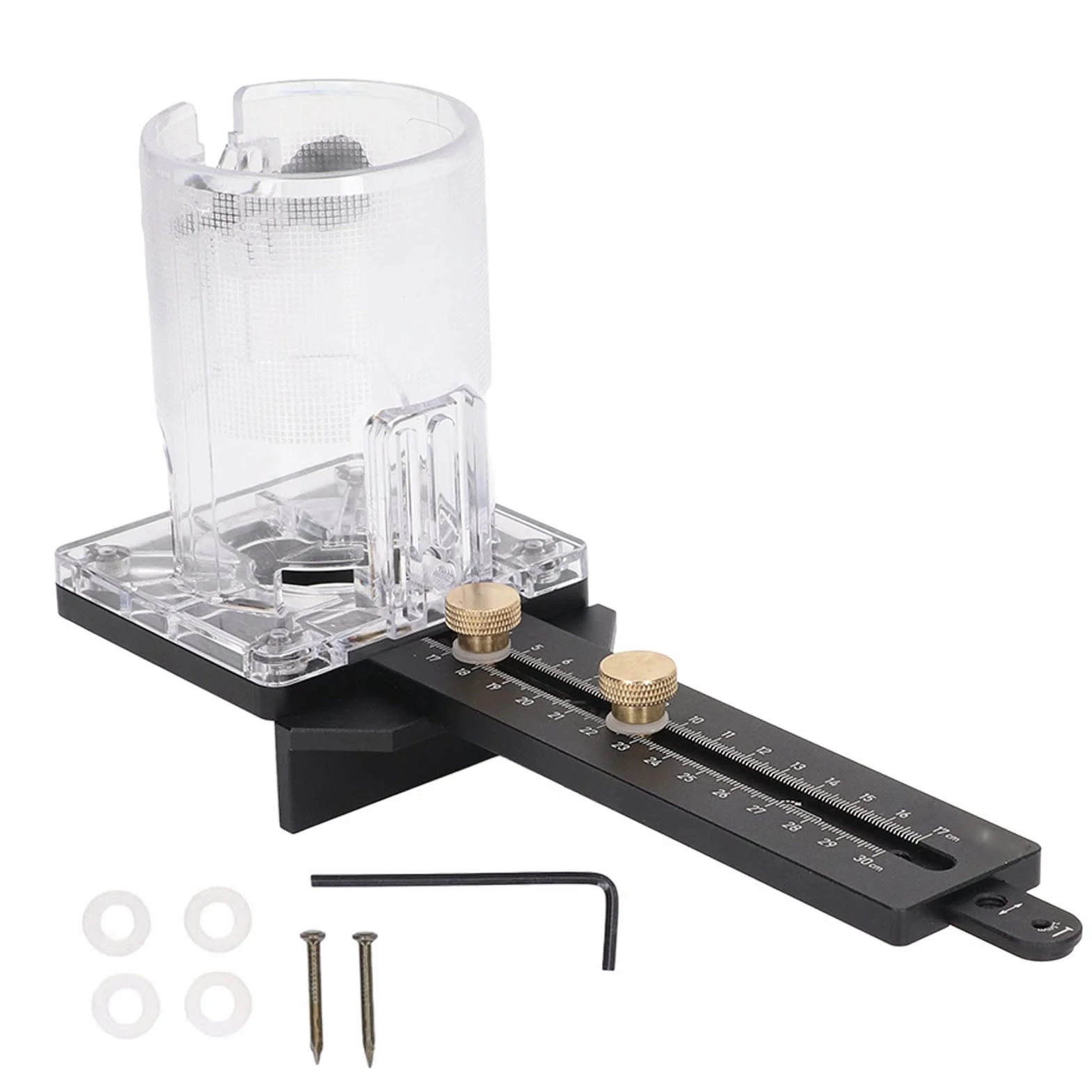 Fresa cortadora circular plantilla madera fresadora Base 8mm Pin larga vida para carpintería corte redondo