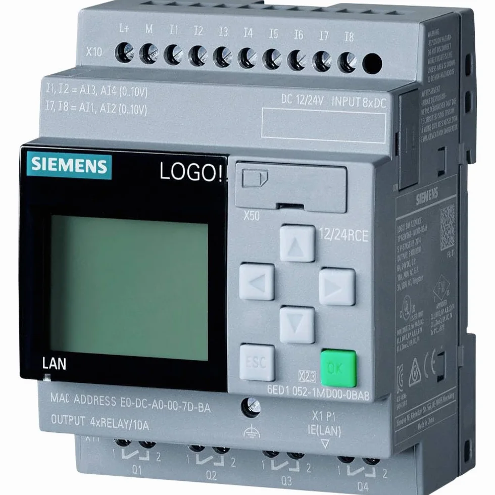 Siemens 6ED1052-1MD08-0BA1 Módulo de control PLC 12 V/DC 24 V/DC