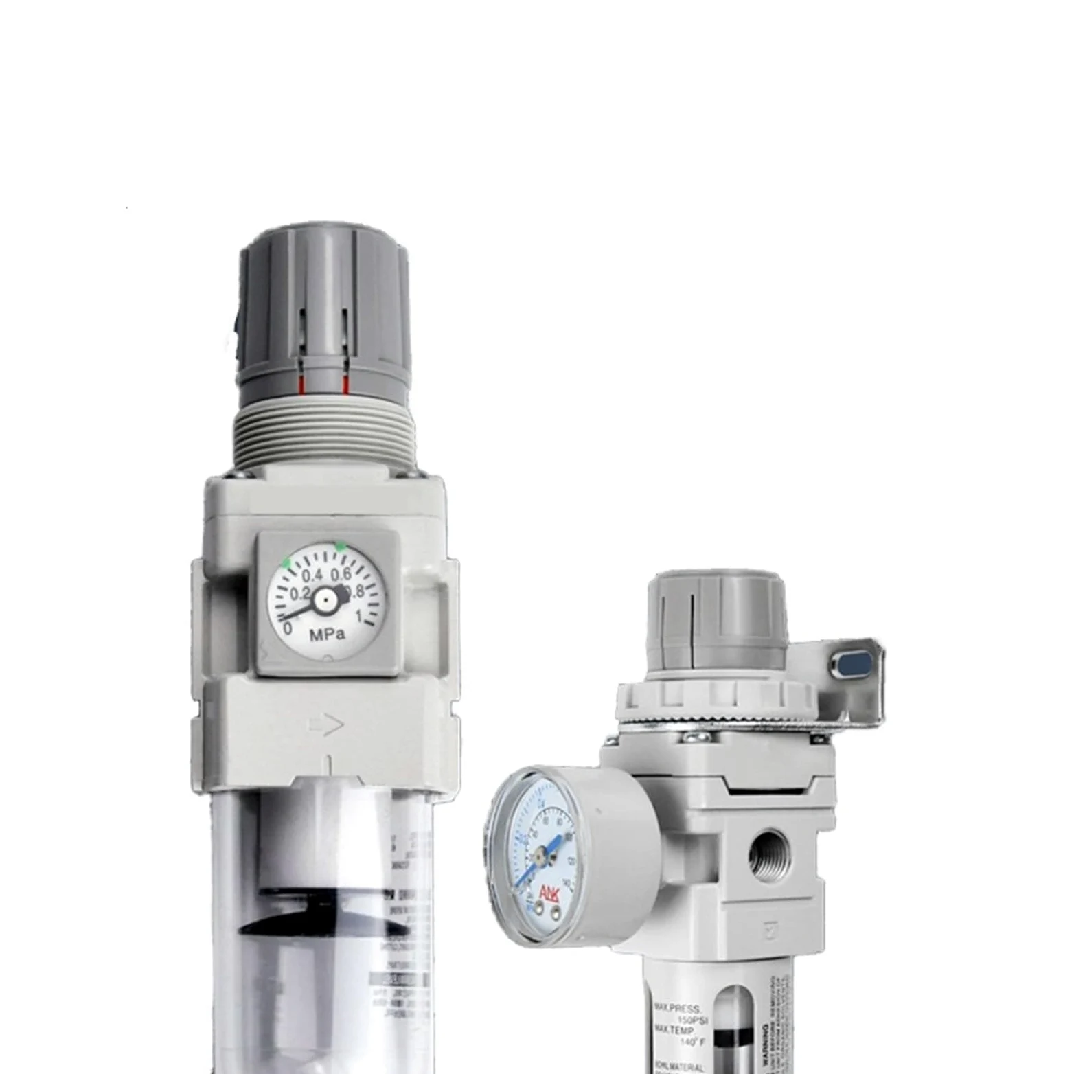 Fuente de aire Filtro separador agua y aceite con válvula reguladora presión Válvula reductora(AW30-03E-B)