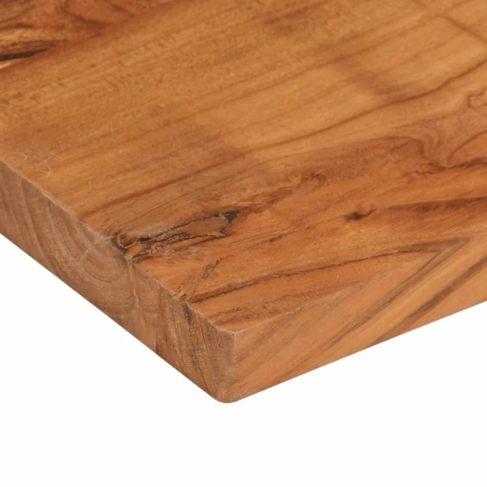 vidaXL Tablero de Mesa Rectangular Madera Maciza Acacia 90x80x3,8 cm, Superficie de Mesa, Tablero de Mesa de Madera, Tablero de Mesa de Centro