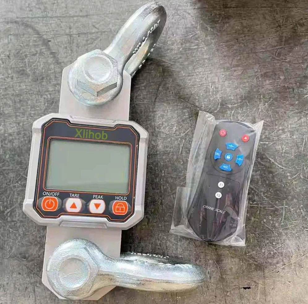 Dinamómetro de cuerda de 10000 libras/20000 libras, escala digital de grúa, medidor de tensión de cuerda de alambre, 5T/10T (capacidad 5000 kg, división 2 kg)