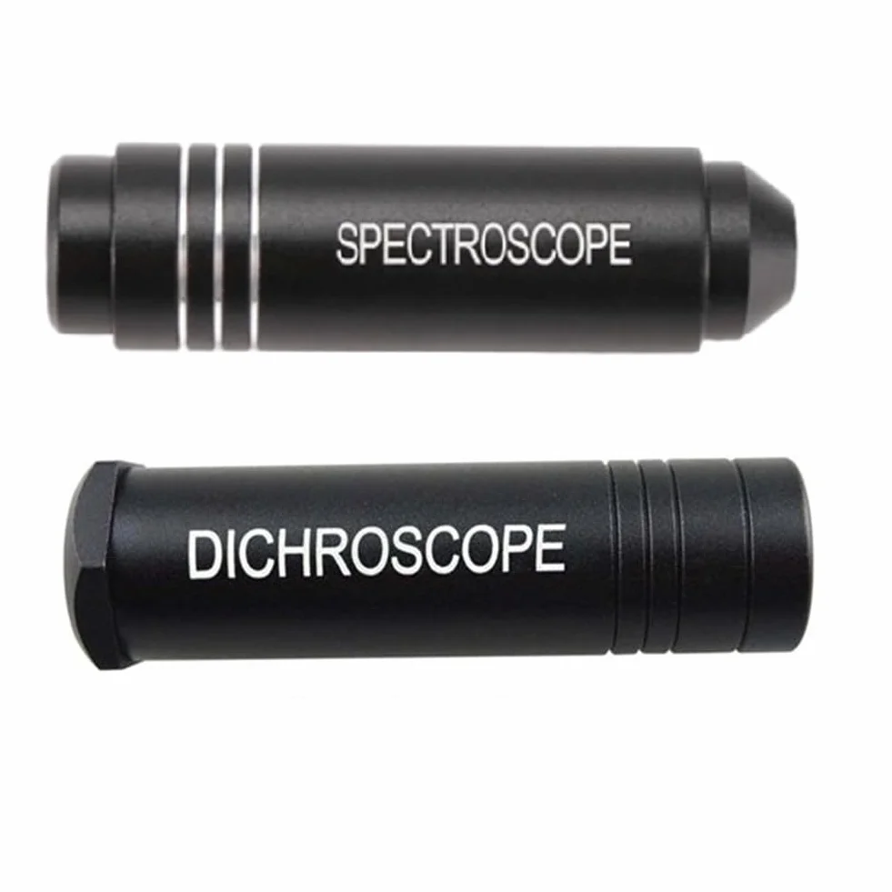 Espectroscopio de Difracción Portátil con Dicroscopio de Calcita para Identificación de Piedras Preciosas