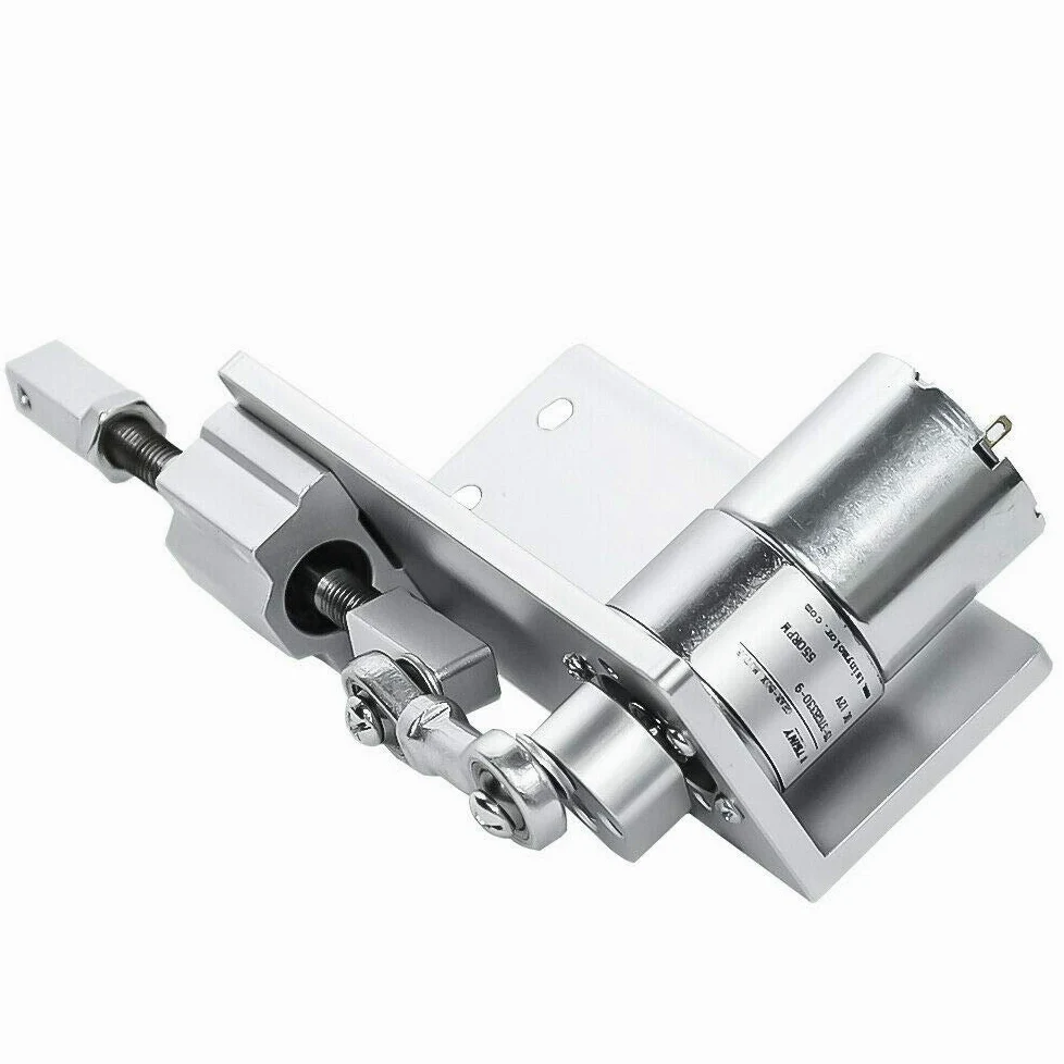 Actuador lineal eléctrico de movimiento, para ciclismo, motor alternativo DC 12 V 24 V con carrera de 12 mm, 16 mm, 20 mm, 12 Volt, 600 rpm., 600