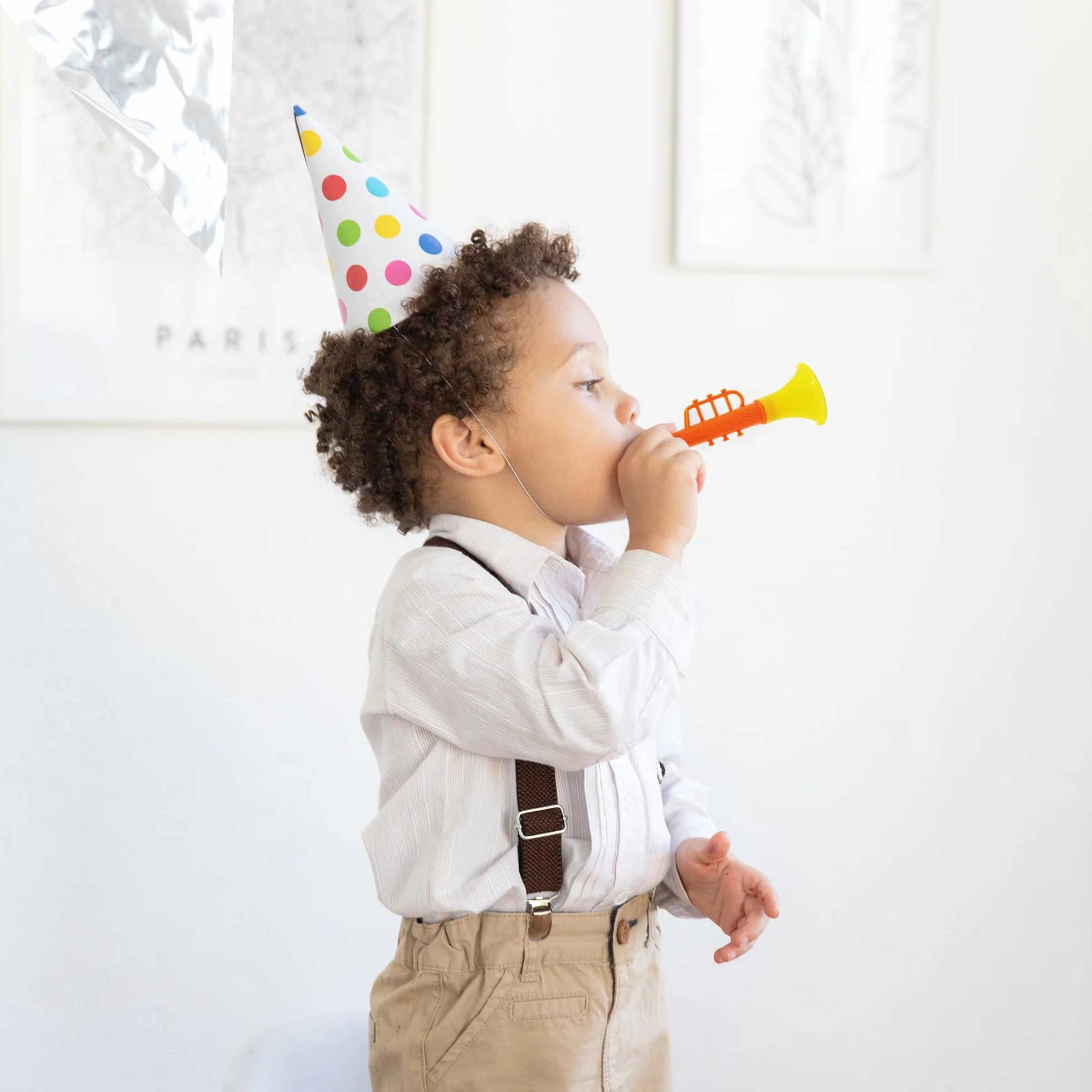Tocando Mini Trompeta Cuerno Vuvuzela Plástico Niños Accesorios Fiesta Cumpleaños 20 Pcs
