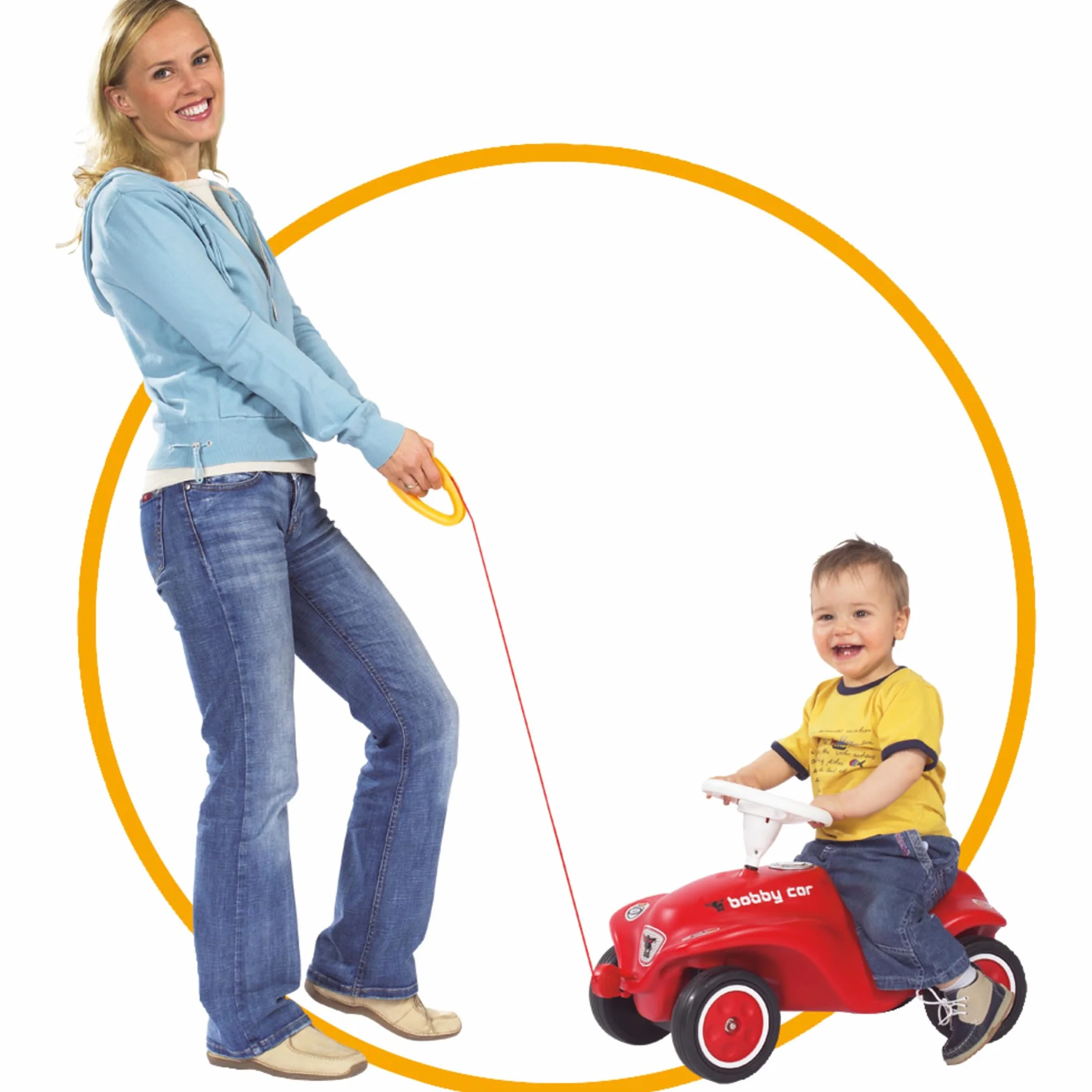 B.I.G. Big 1265 Cable de Arrastre para Coche Bobby-Car