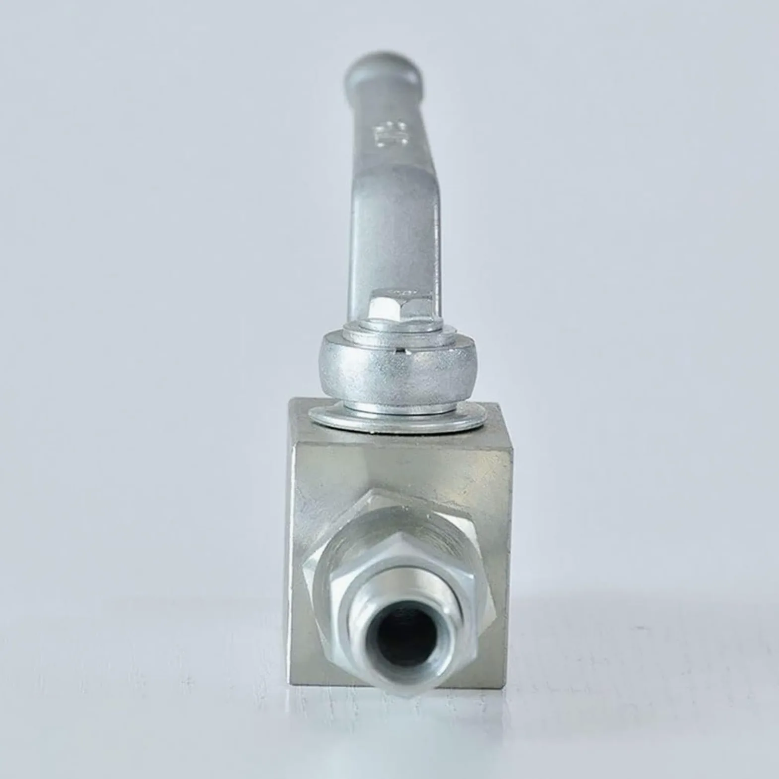 Válvula de bola con palanca de cierre, válvulas for tuberías de aire/agua y gas, válvulas de bola de alta presión de acero al carbono galvanizado con rosca externa (1 unidad)(DN20)