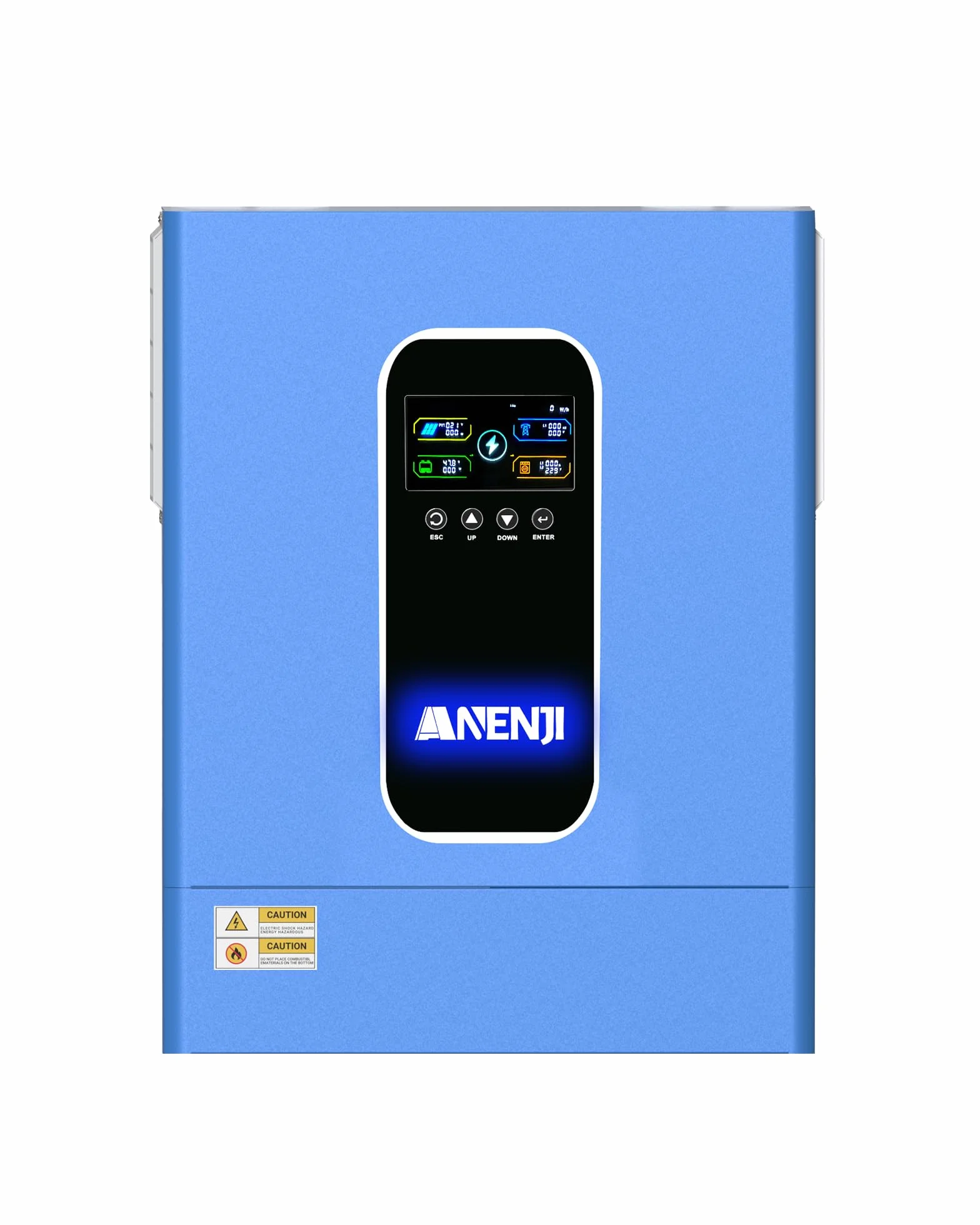 Inversor híbrido de 11 kW, 48 V, inversor de isla de 3 fases con forma de onda sinusoidal pura CC 48 V a CA 230 V, incluye regulador de carga solar MPPT para baterías de plomo y litio, adecuado para