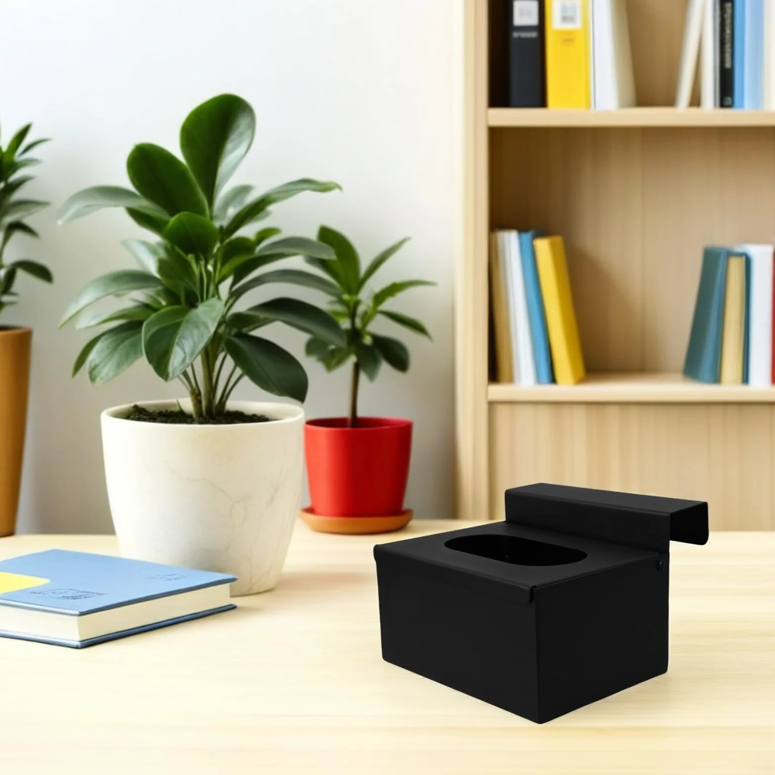 BETOOKY Dispensador Portabilidad Guantes de Acero Inoxidable Negro Transparente para Cocina