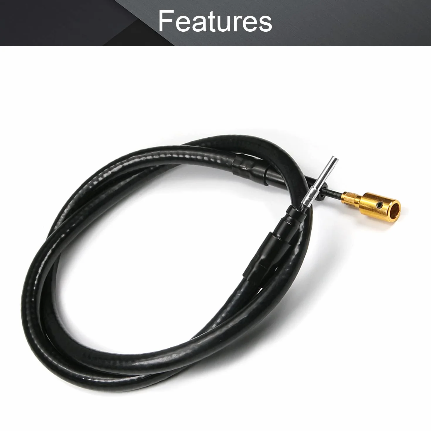 Utoolmart Núcleo interior de eje flexible 39 pulgadas 1/8 pulgadas accesorio taladro giratorio
