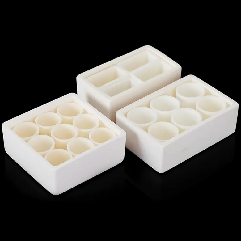 Juego de crisol de alúmina al 99% for uso industrial y de laboratorio: varias especificaciones disponibles, 1 unidad((13)115x65x45mm)