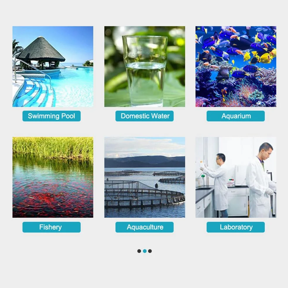 Calidad del Agua Medidor de Prueba, 6 en 1, Montado en la Pared, PH/EC/TDS/SALT/S.G/Temperatura, Aplicación de Monitoreo Remoto, Notificación de Alarma para Acuario, Laboratorio Hidropónico