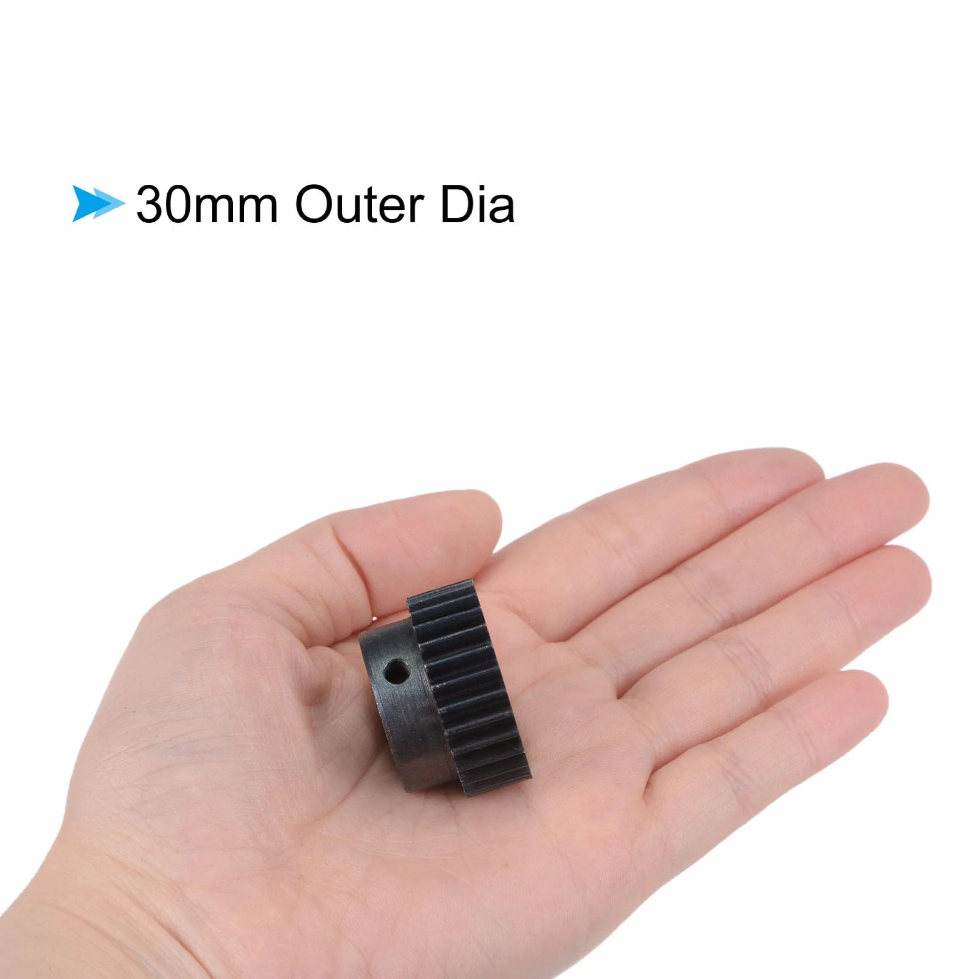 sourcing map 1Mod 28T Piñón Engranaje 8mm Endurecido Acero Motor Cremallera para RC Coche